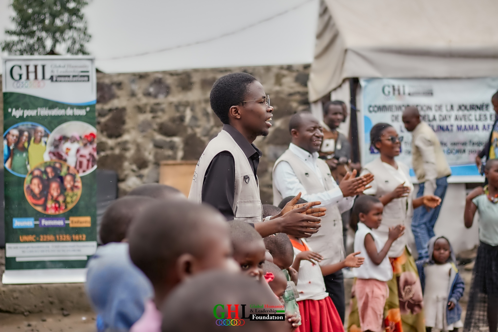 commémoration de Mandela Day avec les enfants de l’orphelinat